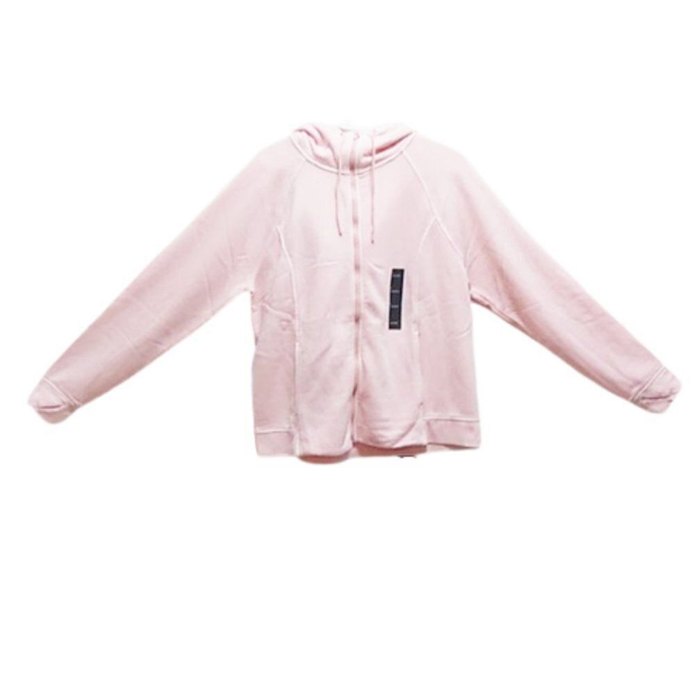 NWT Women's Fleece Full Zip Hooded Sweatshirt - all in Motion - L